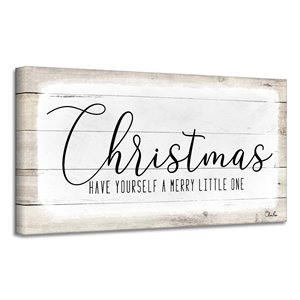 Ready2HangArt 'Merry Christmas II' Holiday Canvas Wall Art - 18-in x 36-in