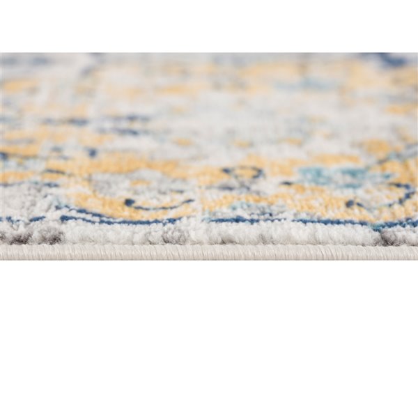 Rug Branch Contemporary MidCentury Modern Blue Grey Indoor Area Rug