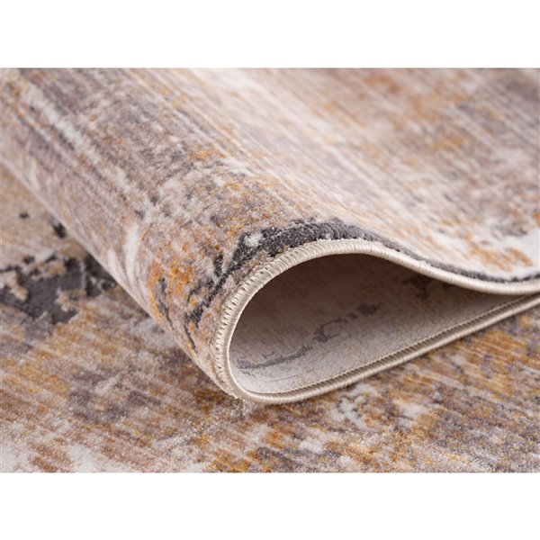 Rug Branch Transitional Vintage Classic Grey Beige Indoor Area Rug - 6x9