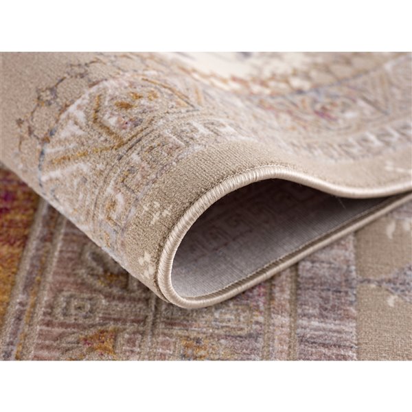 Rug Branch Transitional South-Western Boho Brown Beige Indoor Area Rug - 6x9