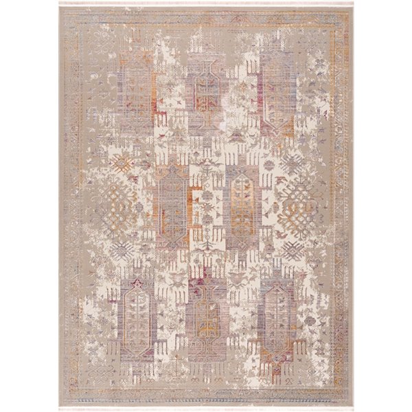Rug Branch Transitional South-Western Boho Brown Beige Indoor Area Rug - 6x9