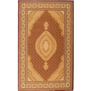 Rug Branch Traditional Moroccan  Red Beige Indoor Area Rug - 4x6