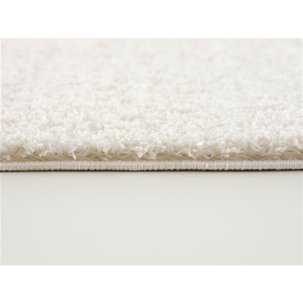 Rug Branch  Plain  Shag Beige  Indoor Area Rug - 8x10