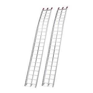 Job Pro Arched Aluminum Loading Ramp - 1 ft x 7 ft 6 in - 1 500-lb