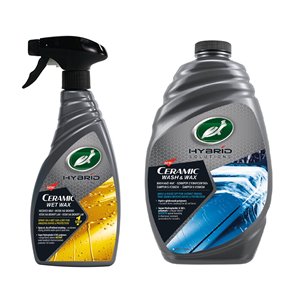 Turtle Wax Hybrid Solution Ceramic Wash Wax and Wet Wax - 2/Pack