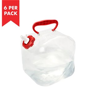 Reliance Fold-A-Carrier 2.6-gal. Bagged Water Container -Polyethylene - 6/Pack