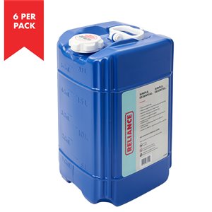 Reliance 2.5-gal. Water-Pak - High-Density Polyethylene - 6/Pack
