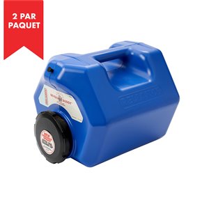 Réservoir d'eau "Beverage Buddy" de Reliance, 4 gal, polyéthylène haute densité, paquet de 2