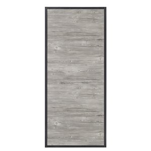 Colonial Elegance Prefinished MDF Barn Door - 37-in x 84-in - Grey