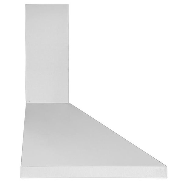 Ancona 30-in Convertible Wall-Mounted Pyramid Range Hood - 600 CFM - Stainless Steel