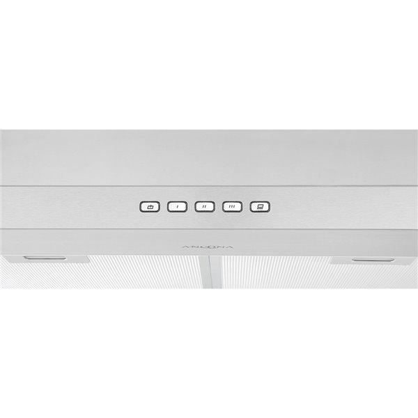 Ancona 30-in Convertible Wall-Mounted Pyramid Range Hood - 600 CFM - Stainless Steel