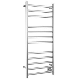 Porte-serviettes chauffant électrique Prima Dual XL de Ancona, 12 barres