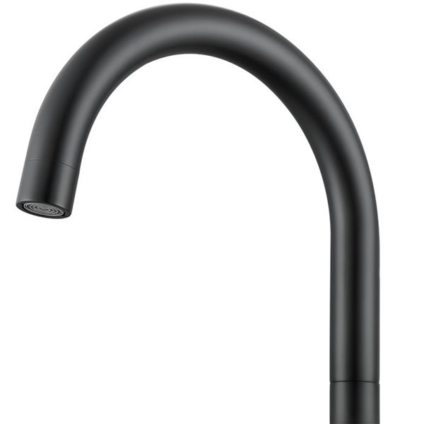 Ancona Ava Two-Handle Roman Tub Bathroom Faucet - Matte Black