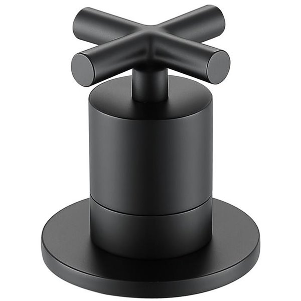 Ancona Ava Two-Handle Roman Tub Bathroom Faucet - Matte Black