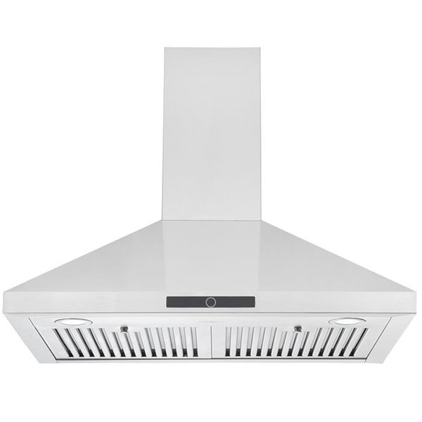 Ancona 600 CFM 30-in Stainless Steel Convertible Wall-Mounted Pyramid Range Hood