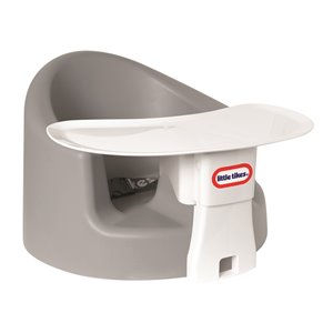 Siège de plancher pour enfant avec plateau "My First Seat" de Little Tikes, gris