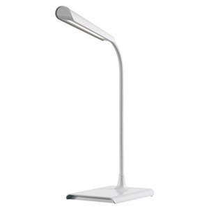 Royal Sovereign Gooseneck LED Desk Lamp with USB Port - Silver