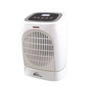 Chauffage compact numérique de Royal Sovereign à oscillation, 750 W/ 1500 W