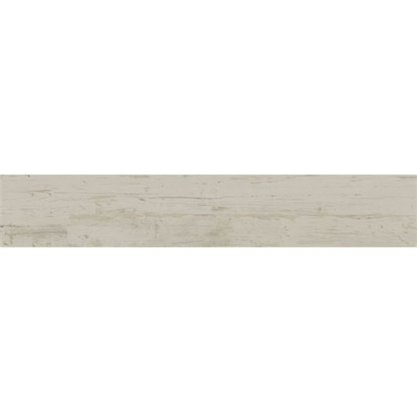 Mono Serra Group Porcelain Tile 8-in x 45-in Parisine Ivory 12.27 sq. ft. / case (5 pcs / case)