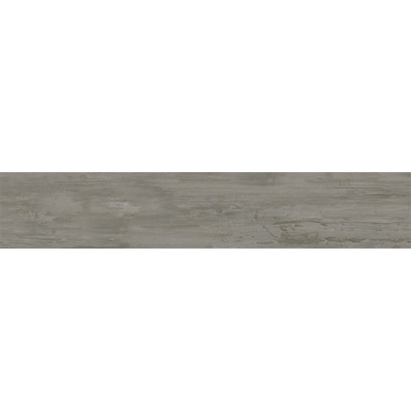 Tuile porcelaine Mono Serra 8 po x 45 po Parisine Gris 12,27 pi ca (5 mcx / boite)