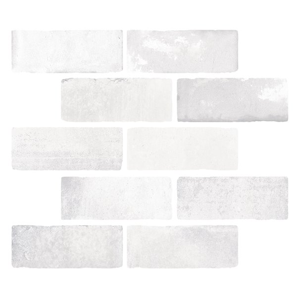 Tile Rona Mono Serra Brick Road Burbon Street 3 x 10-in Indoor/Outdoor Matte ...