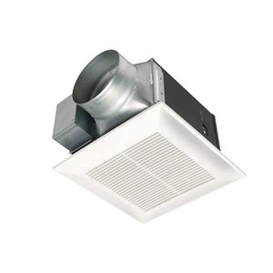 Ventilateur de salle de bain WhisperCeiling de Panasonic, 190 pcm, blanc