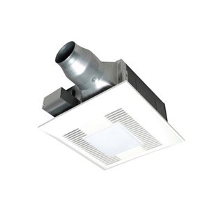 Ventilateur de salle de bain WhisperFit EZ de Panasonic avec lumière et veilleuse, 110 pcm, blanc