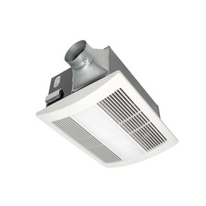 Ventilateur de salle de bain chauffant Whisperwarm de Panasonic avec lumière, 110 pcm, blanc