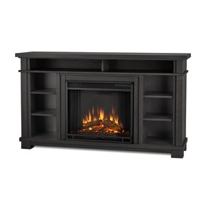 Real Flame Belford 56.12-in Infrared Electric Fireplace Media Console in Grey