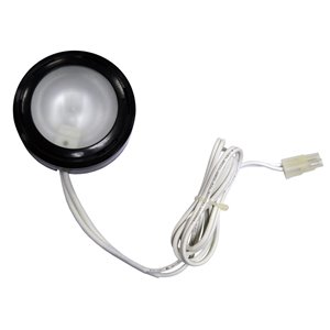 Lumière au xénon 400 lumens ampoule 18 W inclus, noire, 2,5 po