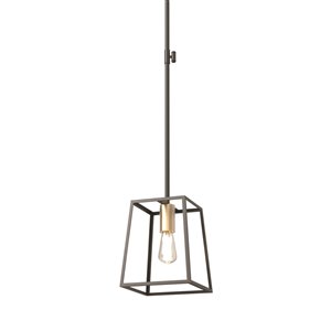 DVI Cape Breton Pendant Light - 7.25-in x 9.25-in - Ebony