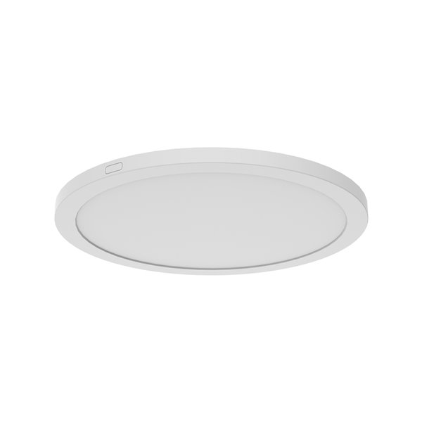 DVI Dehavilland 1-Light Contemporary Ceiling Light - 12-in - Matte White