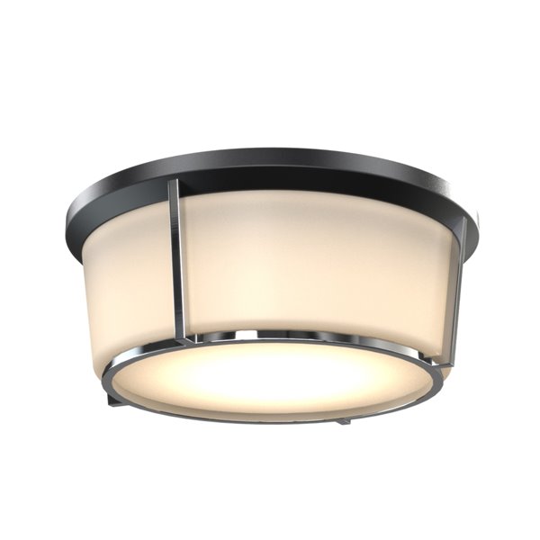 DVI Jarvis AC 1 LED Light Contemporary Ceiling Light - 13-in - Black ...