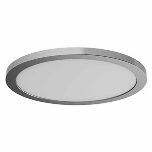 DVI Avro 1-Light Contemporary Flush-Mount Light - 12-in - Chrome