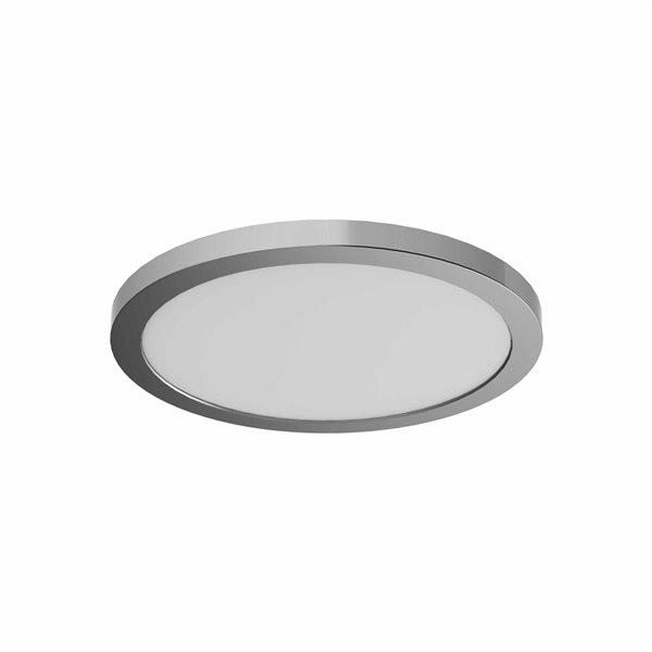 DVI Avro 1-Light Contemporary Ceiling Light - 7-in - Chrome