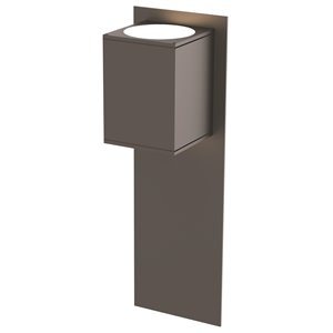 DVI Essex 2-Light Hardwired Outdoor Wall Sconce - 17.75-in - Black