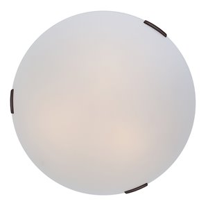 DVI Orinoco 3-Light Contemporary Ceiling Light - 16-in - Graphite Grey
