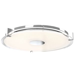 DVI Ganymede 1-Light Contemporary Ceiling Light - 15-in - Chrome