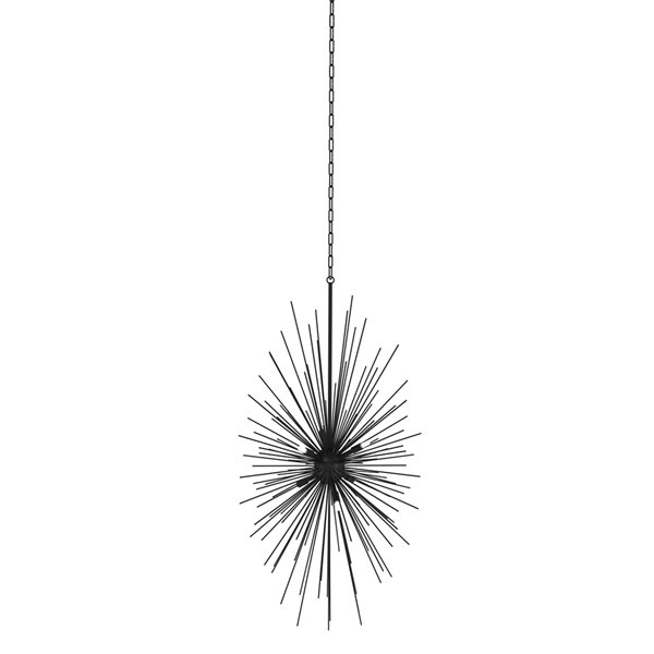 Dvi Starburst 6 Light Modern Chandelier Graphite Grey Dvp26014gr Rona Dvi Starburst 6 Light Modern Chandelier, Allen Roth Starburst Chandelier