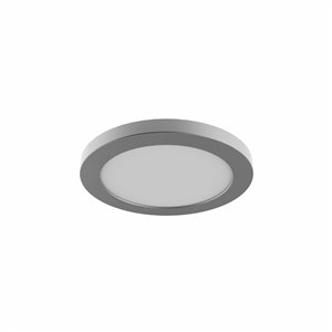 DVI Avro 1-Light Contemporary Flush-Mount Light - 5.5-in - Chrome