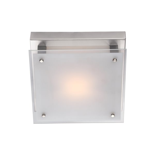 DVI Helios AC 1 LED Light Contemporary Ceiling Light - 10-in - Chrome ...