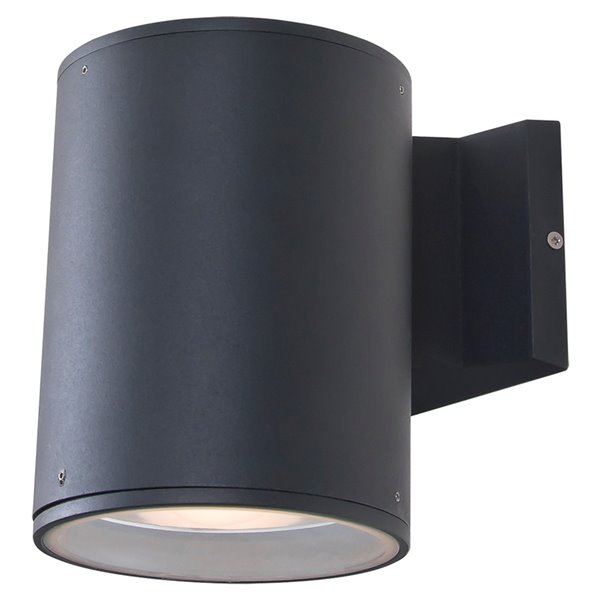 DVI Summerside Hardwired Outdoor Wall Sconce - 7.25-in - Black