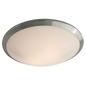 DVI Essex AC 1 LED Light Contemporary Ceiling Light - 16-in - Chrome