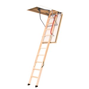 Fakro Attic Ladder (Wooden Fire Rated) LWF - 300 lbs - Clear