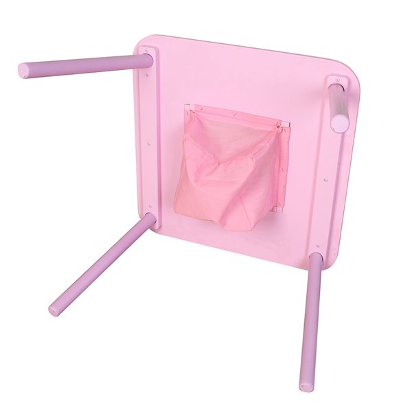 Table carrée Licorne Danawares pour enfants avec 2 chaises et sac de rangement