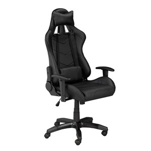 Brassex Sorrento Gaming Chair with Tilt and Recline Black
