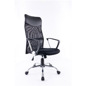 Brassex High-Back Executive Chair Black