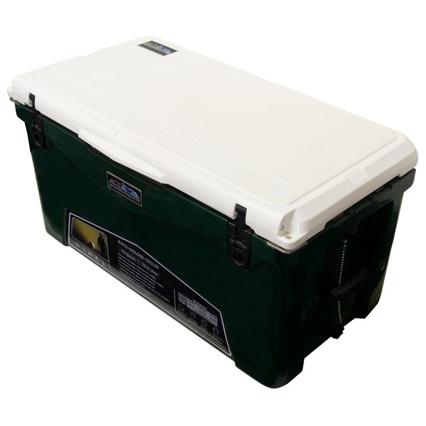 ProFrost Roto-Molded Cooler - 70-L - Green with White Lid