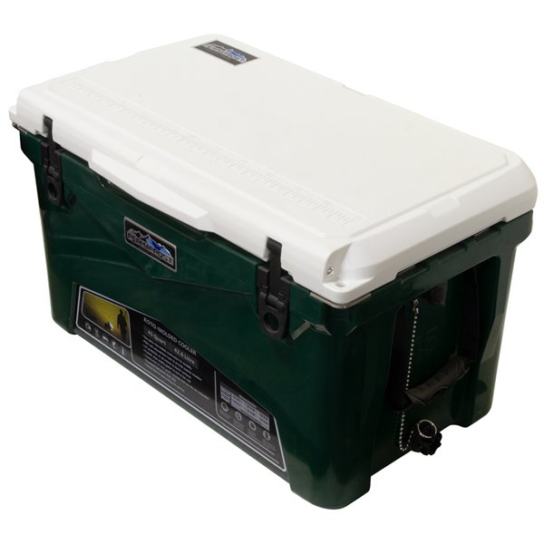 ProFrost Roto-Molded Cooler - 43-L - Green with White Lid