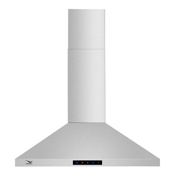 Streamline Ducted/Wall Mount Kitchen Range Hood 30in Stainless RONA
